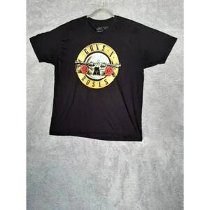 Guns N Roses Official Logo Concert T-Shirt Rock Band Unisex - XL‎
